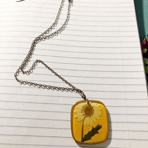 Month birth flower necklace